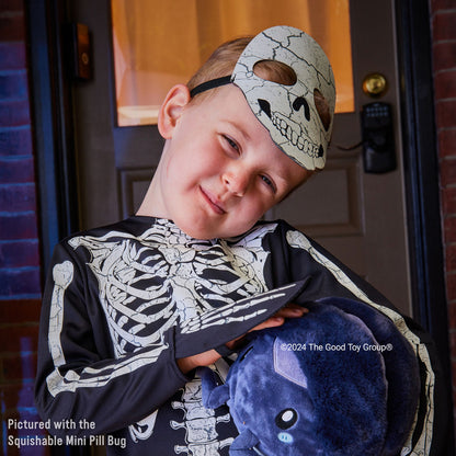 Glow in the Dark Skeleton Shirt, Pants, & Mask Set