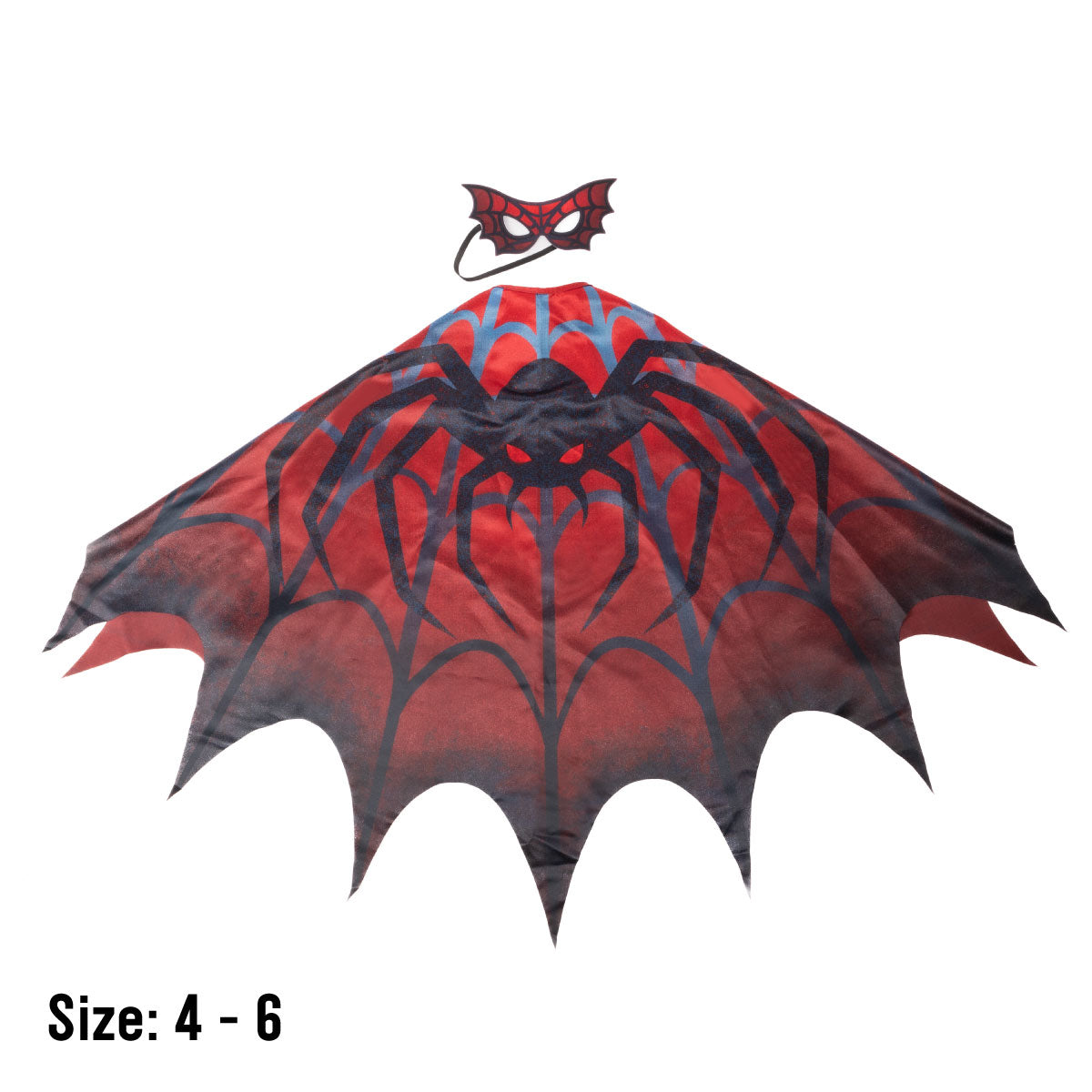 Great Pretenders Web Weaver Soft Wing Cape and Mask Set
