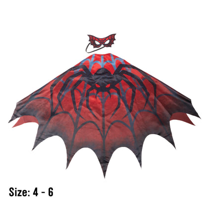 Great Pretenders Web Weaver Soft Wing Cape and Mask Set