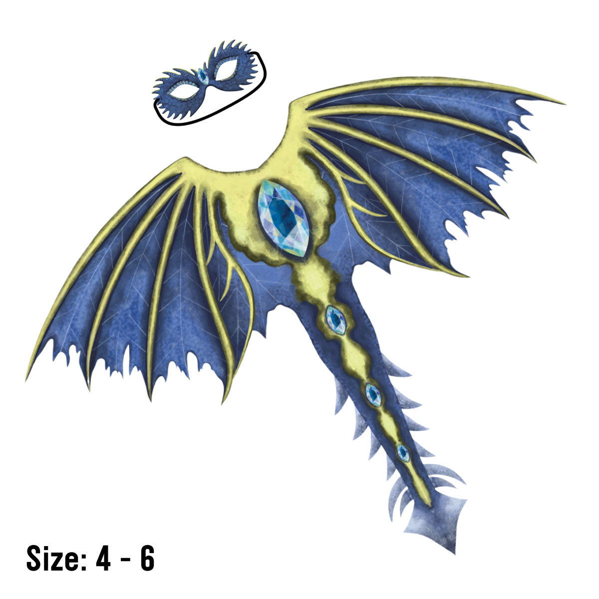 Great Pretenders Celestial Dragon Jewel Soft Wings