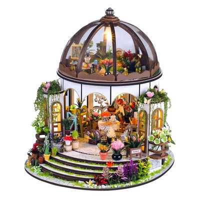 DIY Miniature House Kit - Greenhouse Oasis