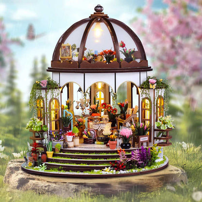 DIY Miniature House Kit - Greenhouse Oasis