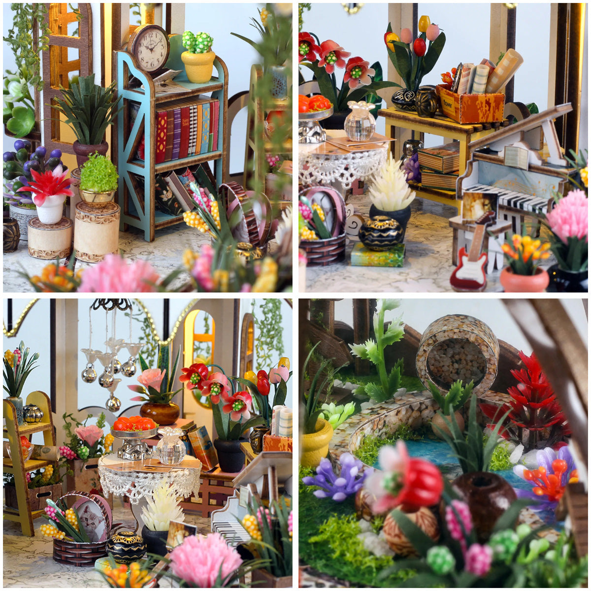 DIY Miniature House Kit - Greenhouse Oasis