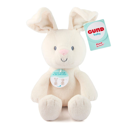 Baby GUND Peek-a-Boo Flora the Bunny 7"
