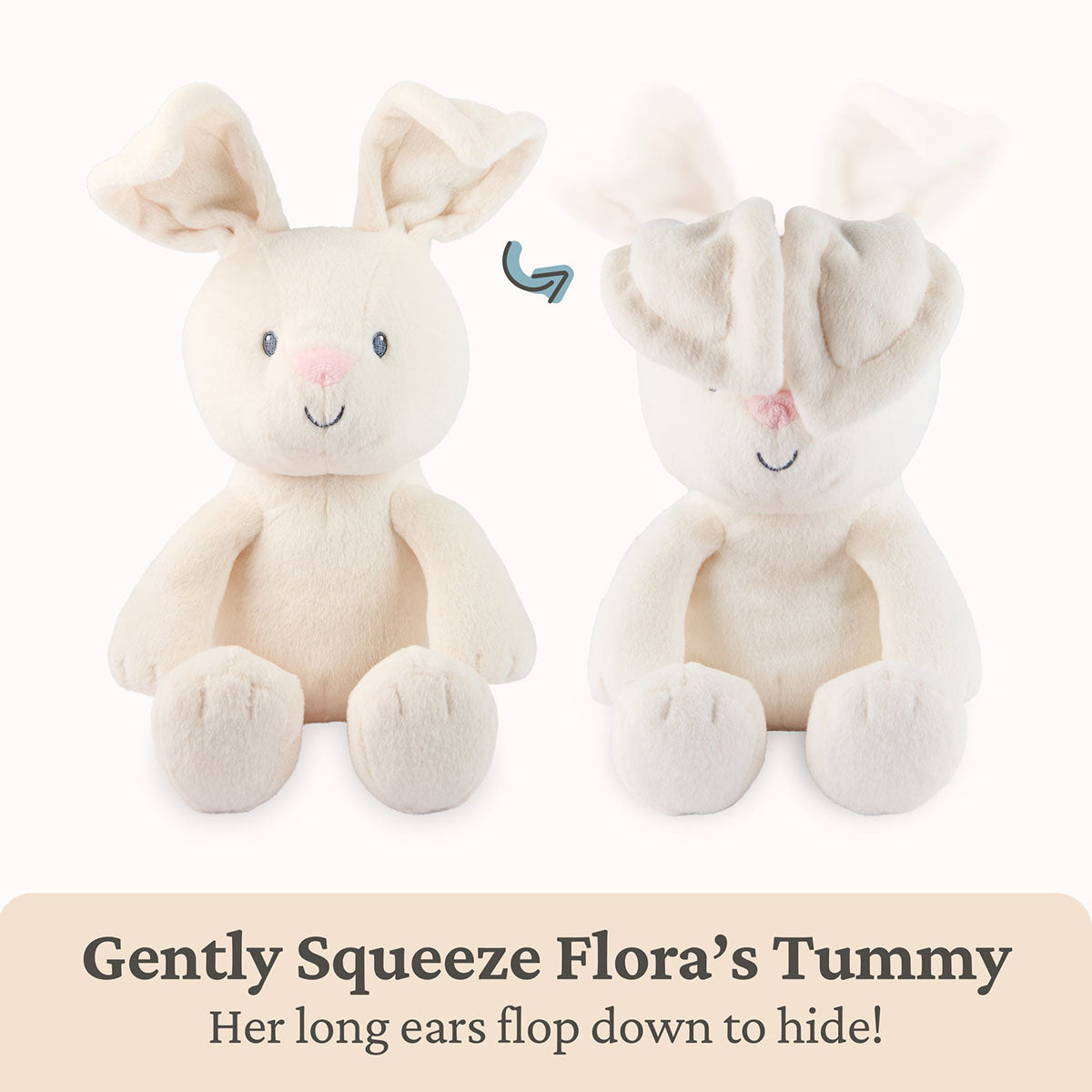 Baby GUND Peek-a-Boo Flora the Bunny 7"