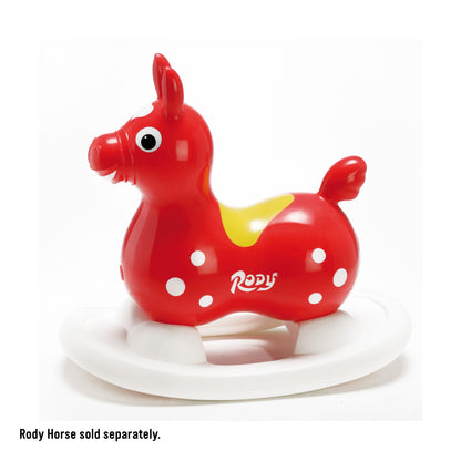 Rody with a Gymnic Rody Rocking Base attached.