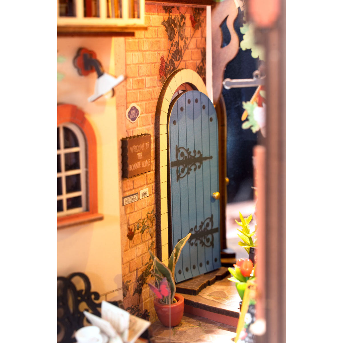 Hands Craft DIY Miniature Book Nook - Floral Corner