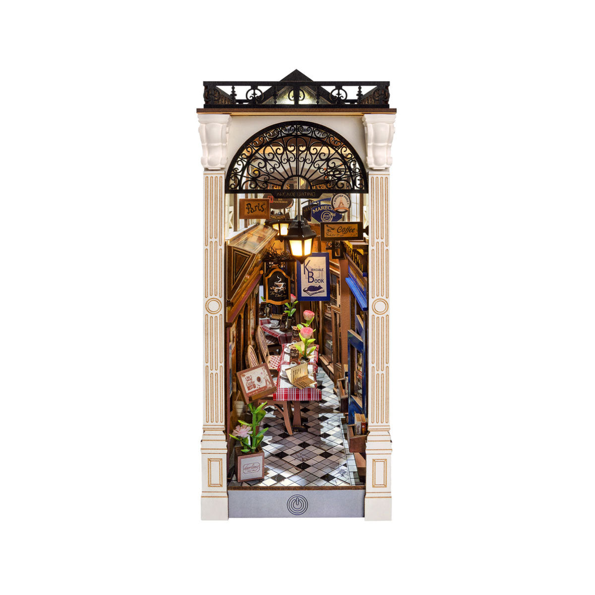 Hands Craft DIY Miniature Book Nook - Paris Arcade Date