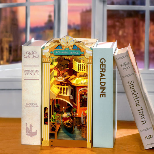Hands Craft DIY Miniature Book Nook - Romantic Venice