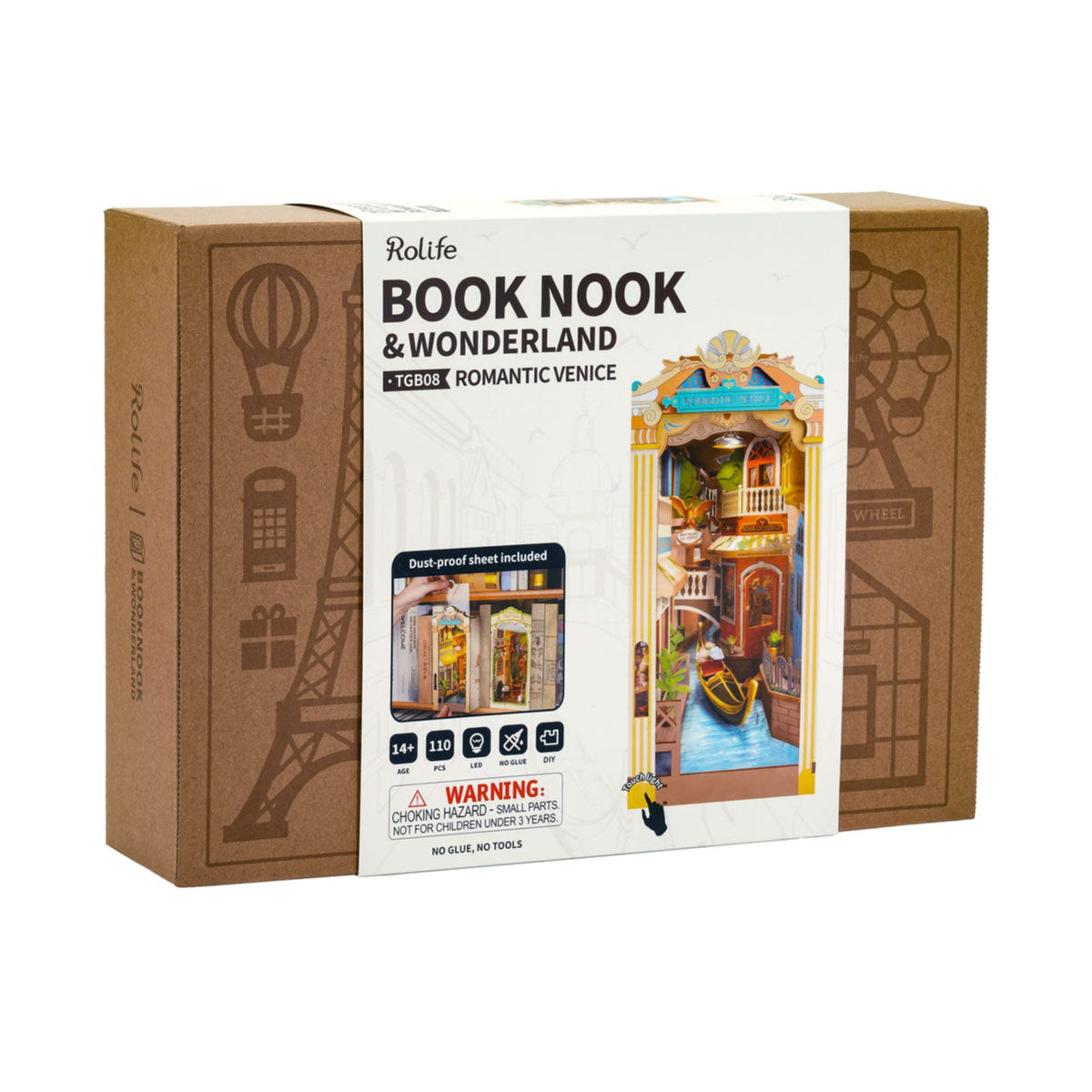 Hands Craft DIY Miniature Book Nook - Romantic Venice