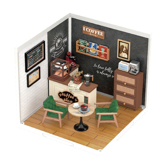 DIY Miniature House Kit - Breezy Time Cafe