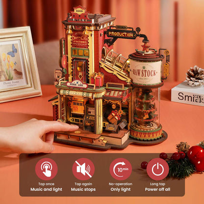 ROKR DIY Christmas Dream Gift Factory 3D Puzzle