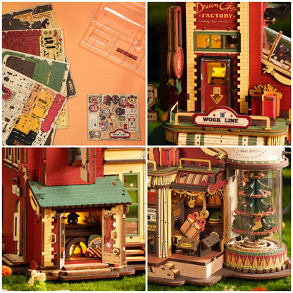 ROKR DIY Christmas Dream Gift Factory 3D Puzzle