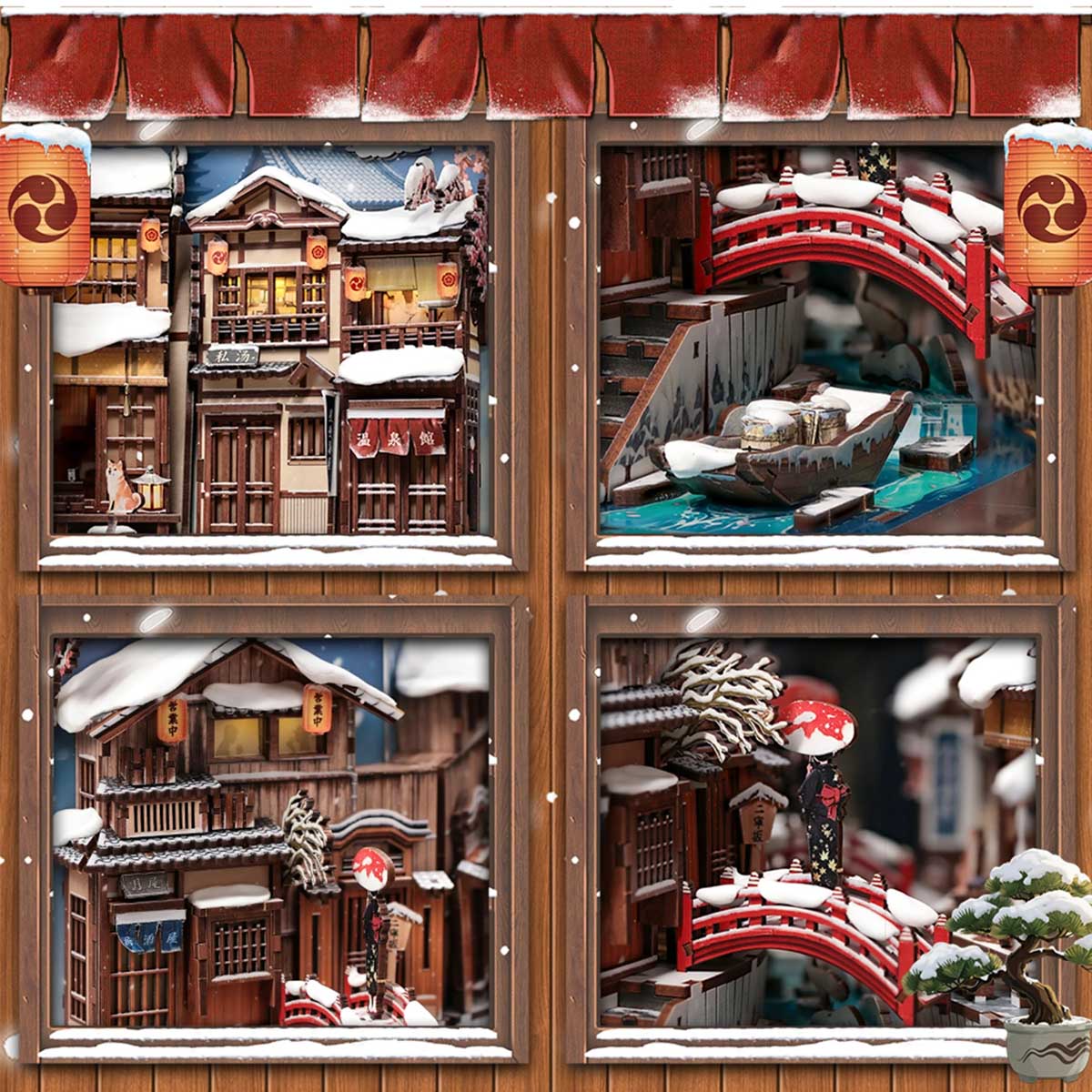 DIY Book Nook - Kyoto Snow Whisper