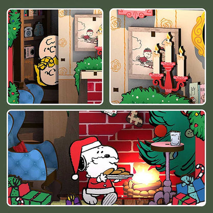 Hands Craft - Peanuts Christmas DIY Book Nook Kit