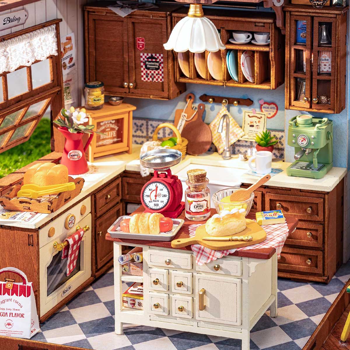 DIY Miniature House Kit - Baking Kitchen