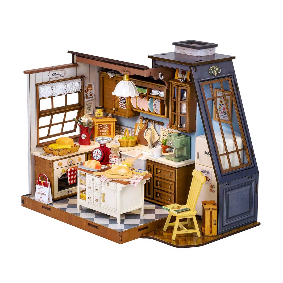 DIY Miniature House Kit - Baking Kitchen