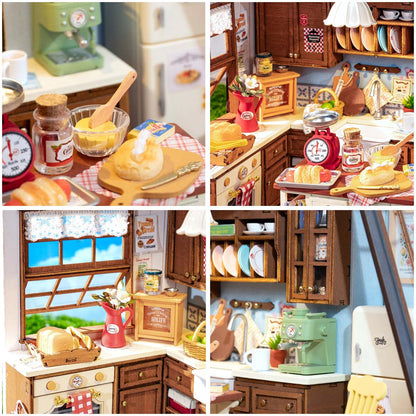 DIY Miniature House Kit - Baking Kitchen