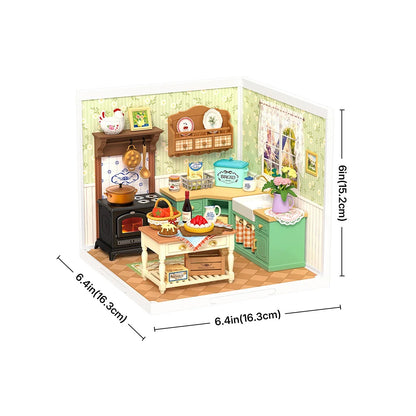 DIY Miniature House Kit - Farmhouse Kitchen