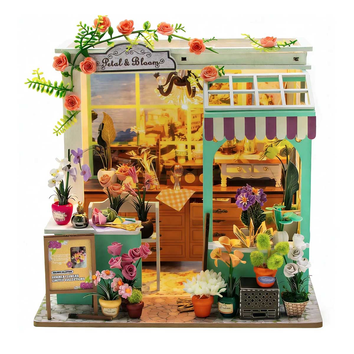 DIY Miniature House Kit - Petal & Bloom
