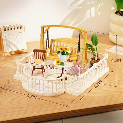 DIY Miniature House Kit Extension Pack - Sunny Break Terrace