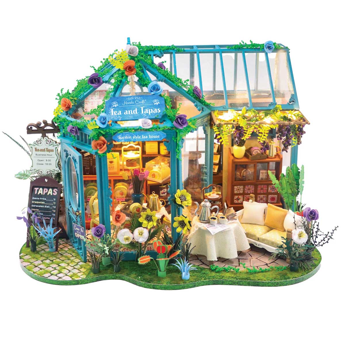 DIY Miniature House Kit - Tea and Tapas