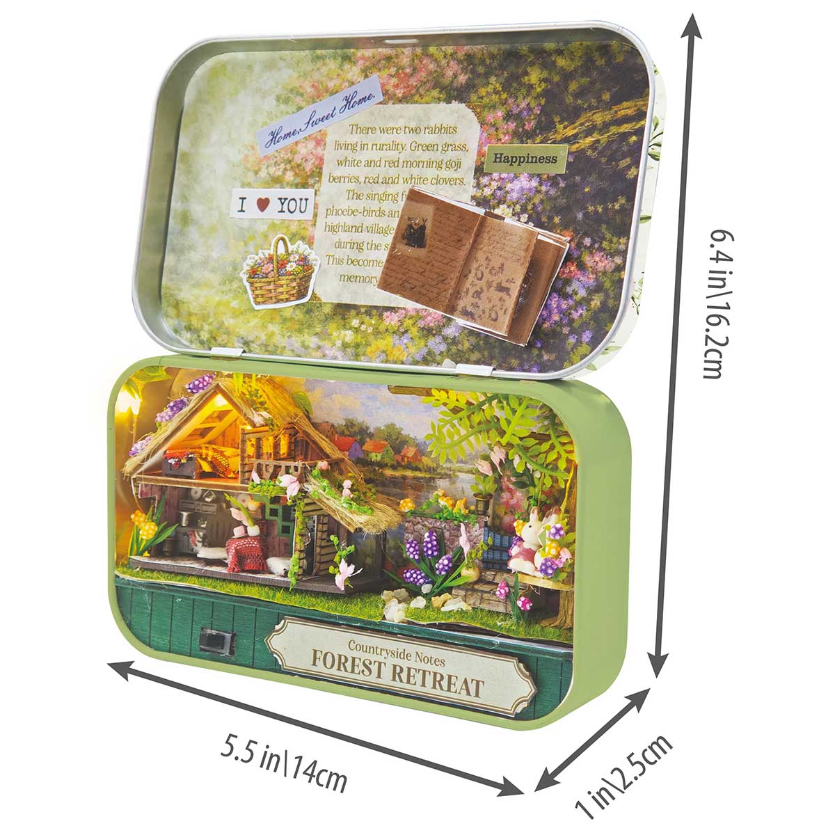 Hands Craft - DIY Tiniatures Kit - Forest Retreat