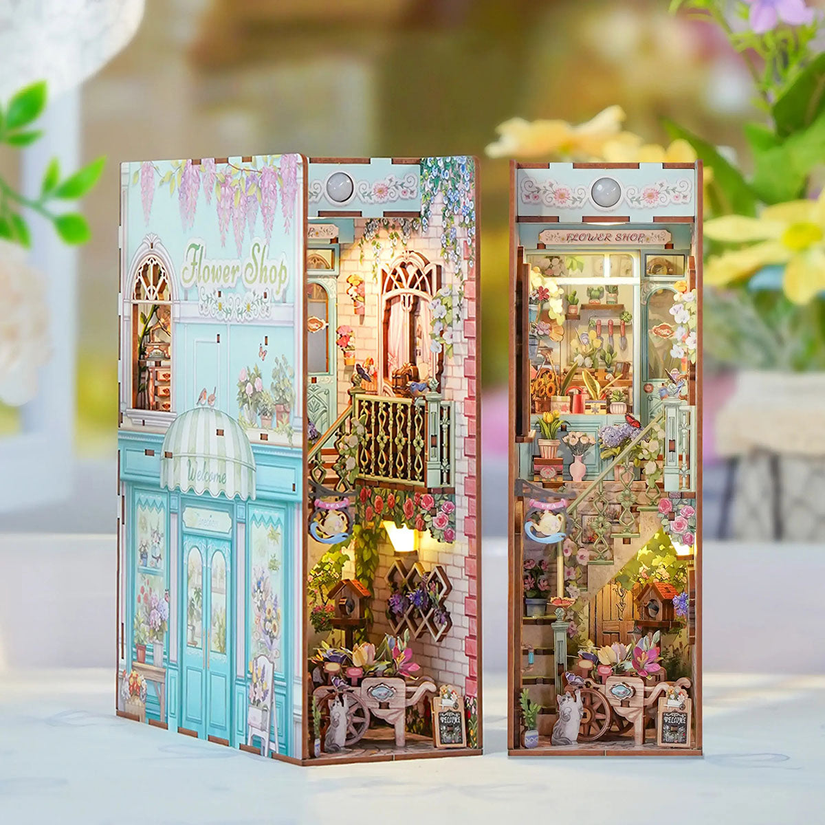 DIY Miniature Book Nook - Flower Shop