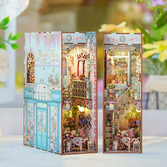 DIY Miniature Book Nook - Flower Shop