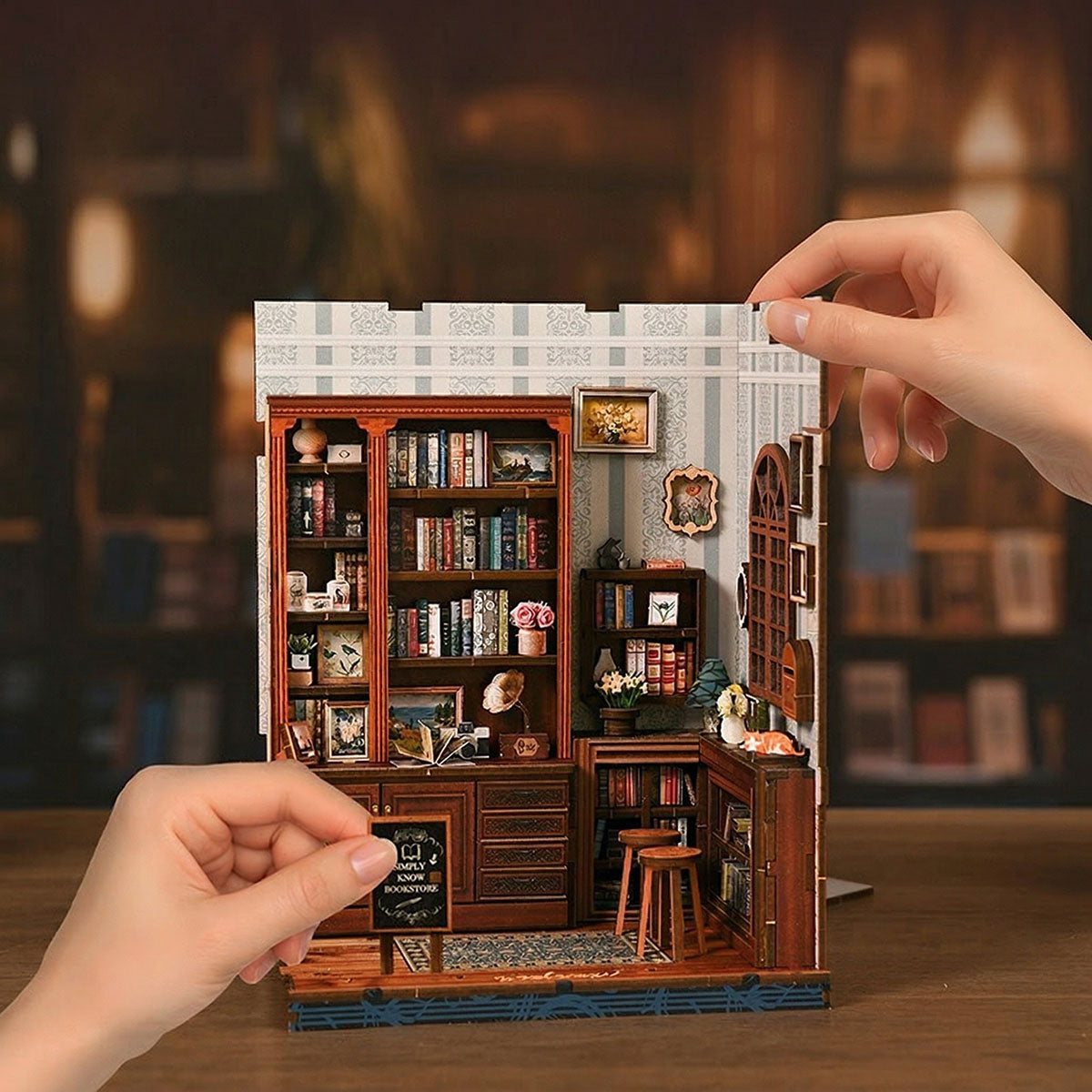DIY Miniature House Kit - Indigo Story Parlor