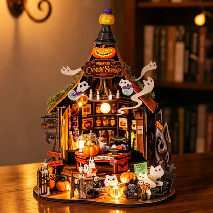 DIY Miniature House Kit - Haunted Candy House
