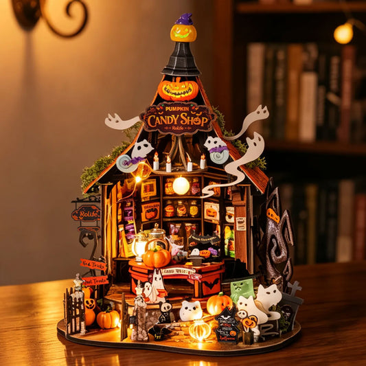 DIY Miniature House Kit - Haunted Candy House