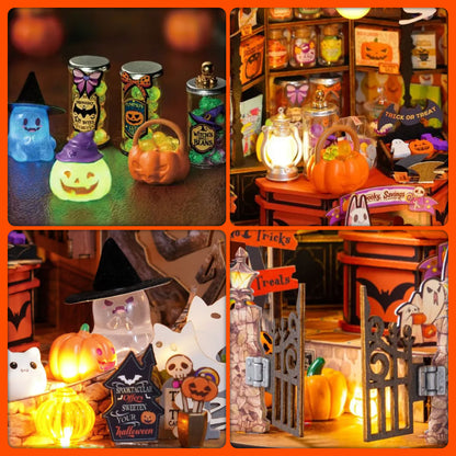 DIY Miniature House Kit - Haunted Candy House