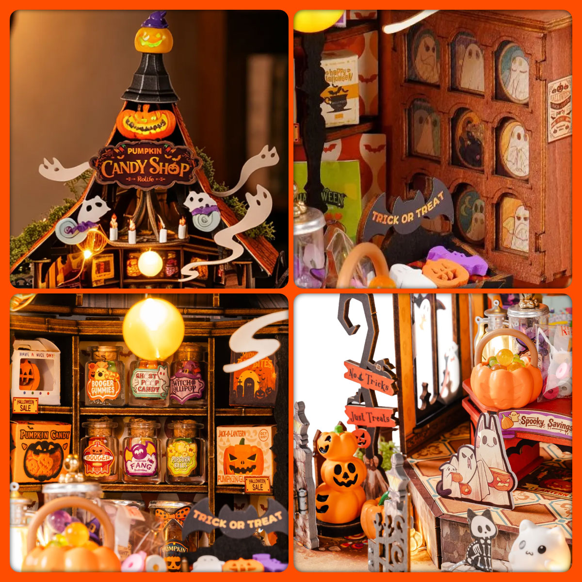 DIY Miniature House Kit - Haunted Candy House