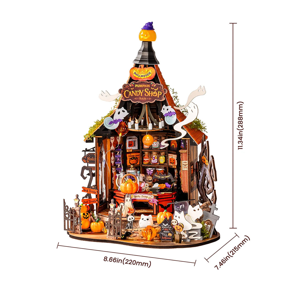 DIY Miniature House Kit - Haunted Candy House