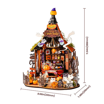 DIY Miniature House Kit - Haunted Candy House