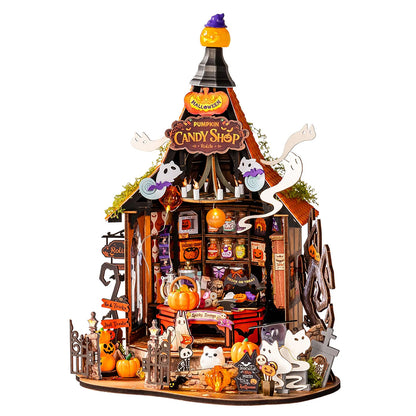 DIY Miniature House Kit - Haunted Candy House