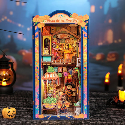 DIY Miniature Book Nook Kit - Plaza De Los Muertos