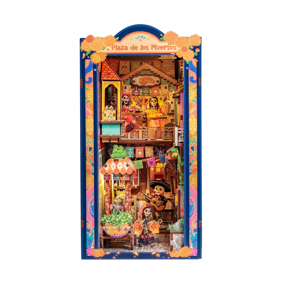 DIY Miniature Book Nook Kit - Plaza De Los Muertos