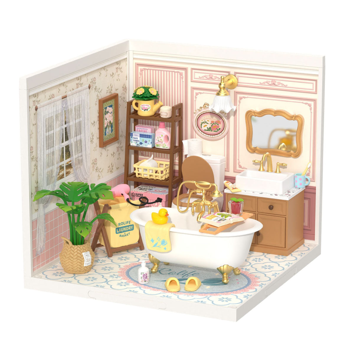 DIY Miniature House Kit - Pop Bubble Bathroom