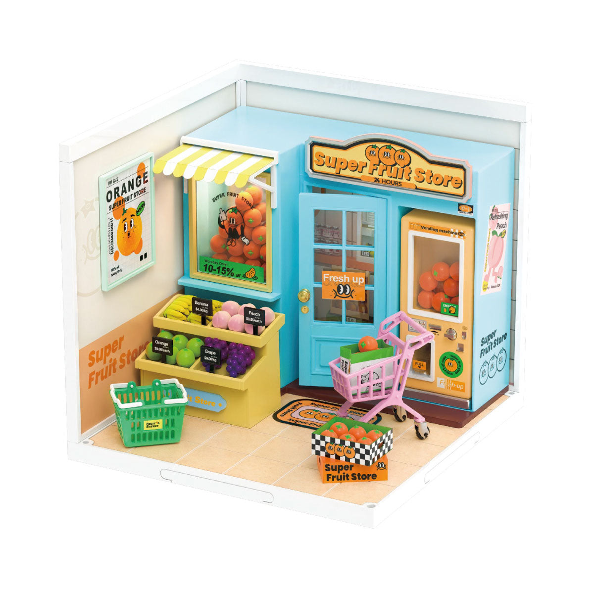 DIY Miniature House Kit - Daily VC Fruit Store