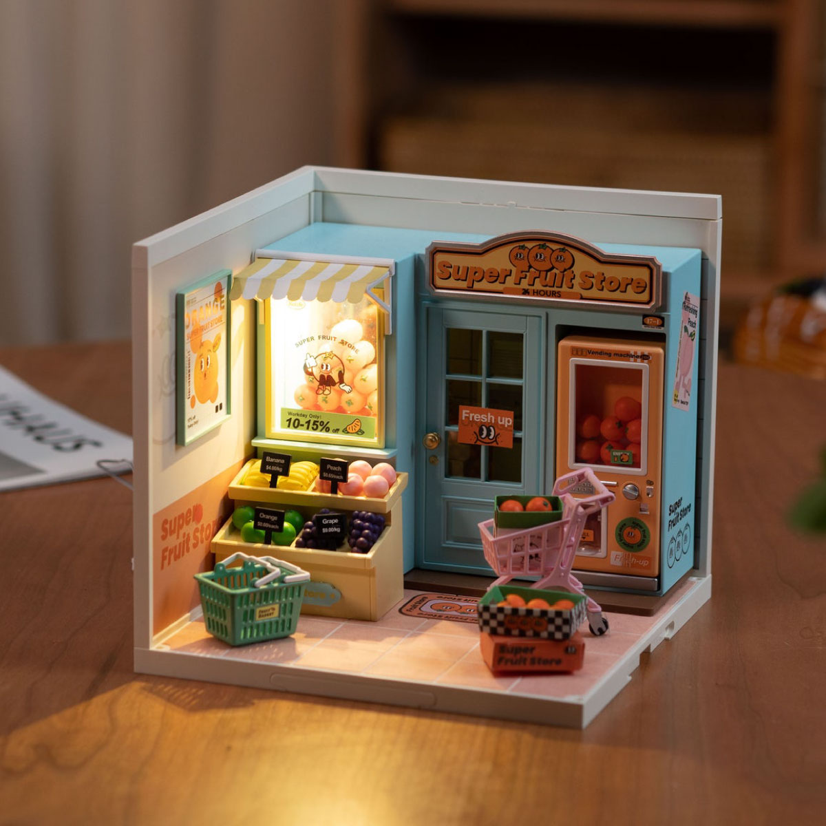 DIY Miniature House Kit - Daily VC Fruit Store