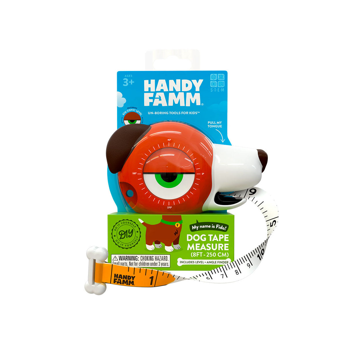 Handy Famm 4-in-1 Dog Measuring Tape - Fido Brown