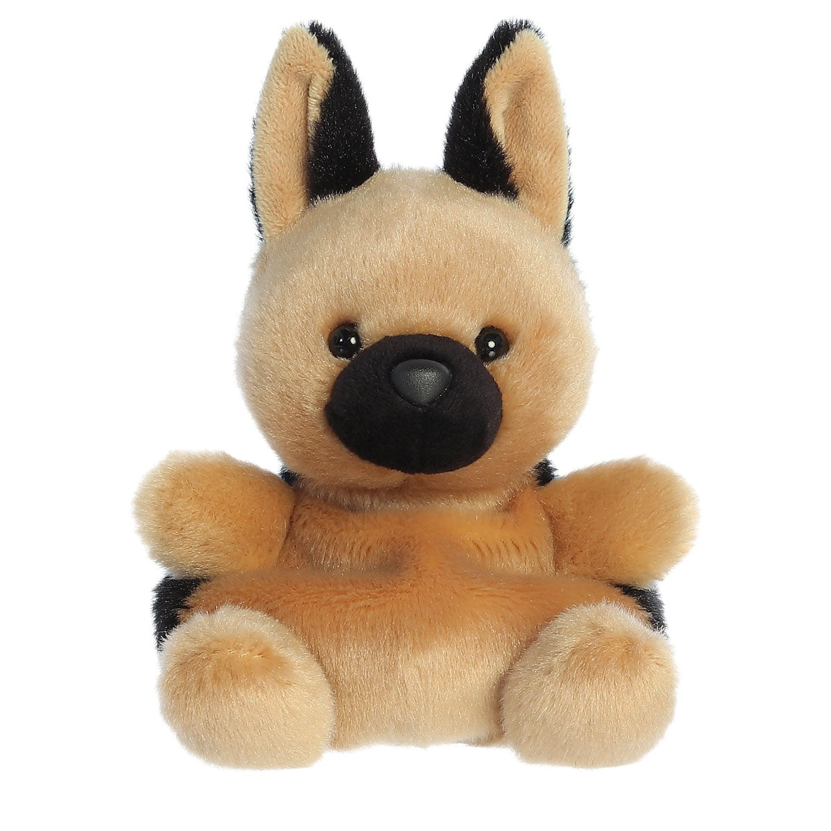 Hans the German Shepherd, a soft Palm Pal plushie