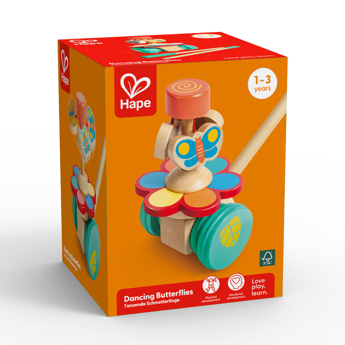 Hape Dancing Butterflies Push Toy
