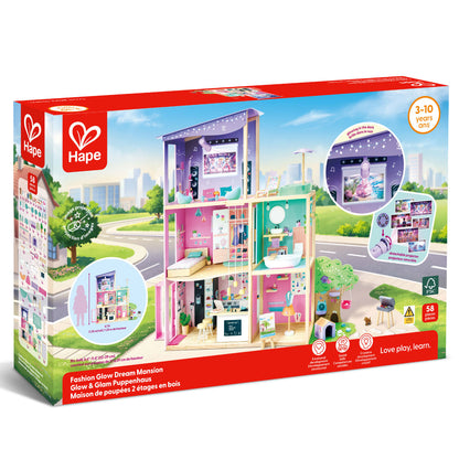 Hape Fashion Glow Mansion Doll House