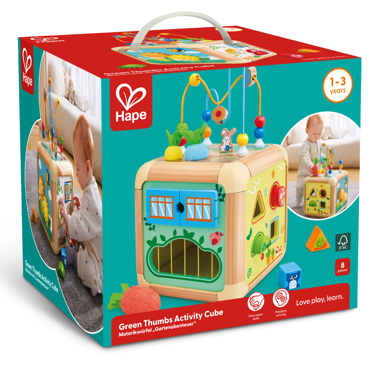 Hape Green Thumbs Activity Cube