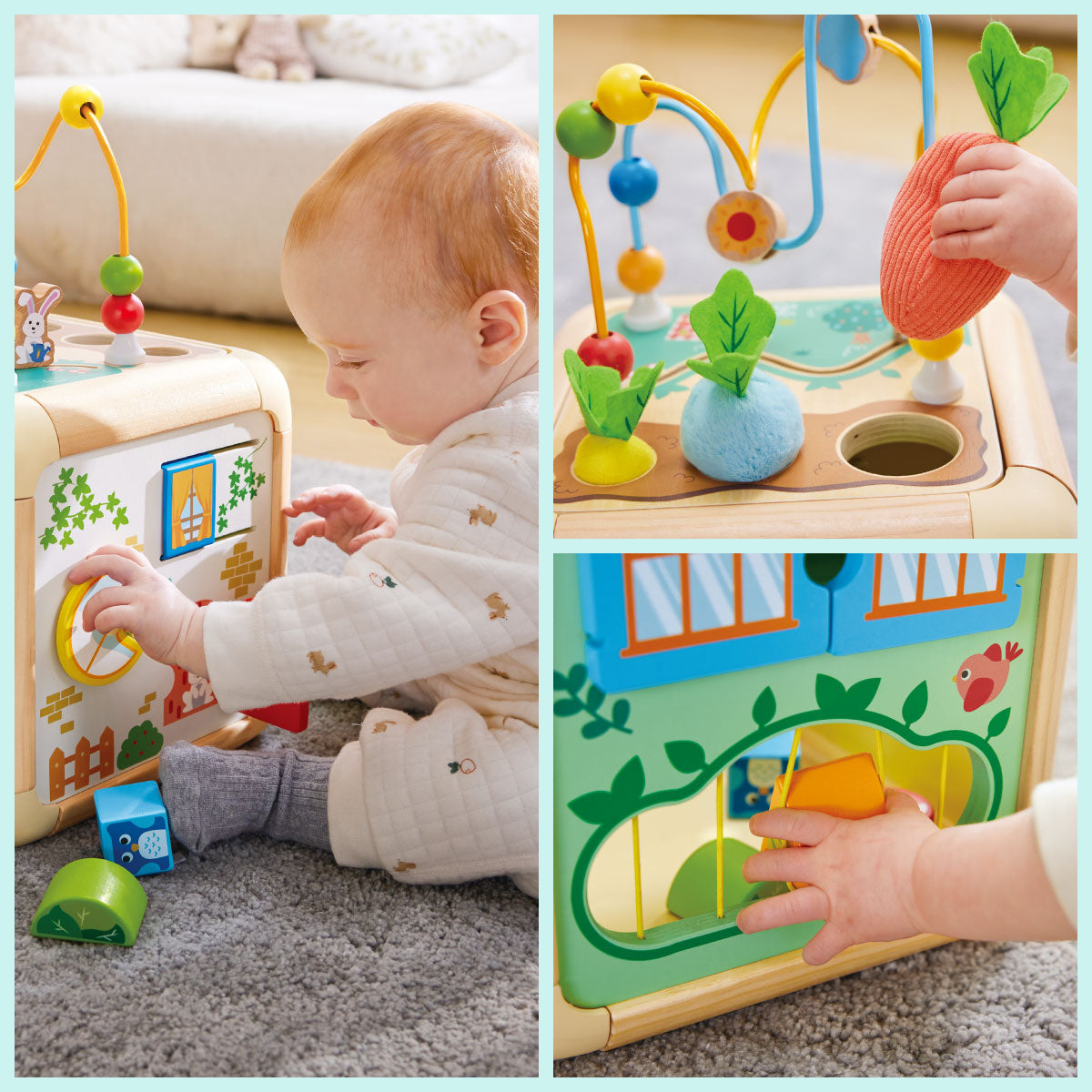 Hape Green Thumbs Activity Cube