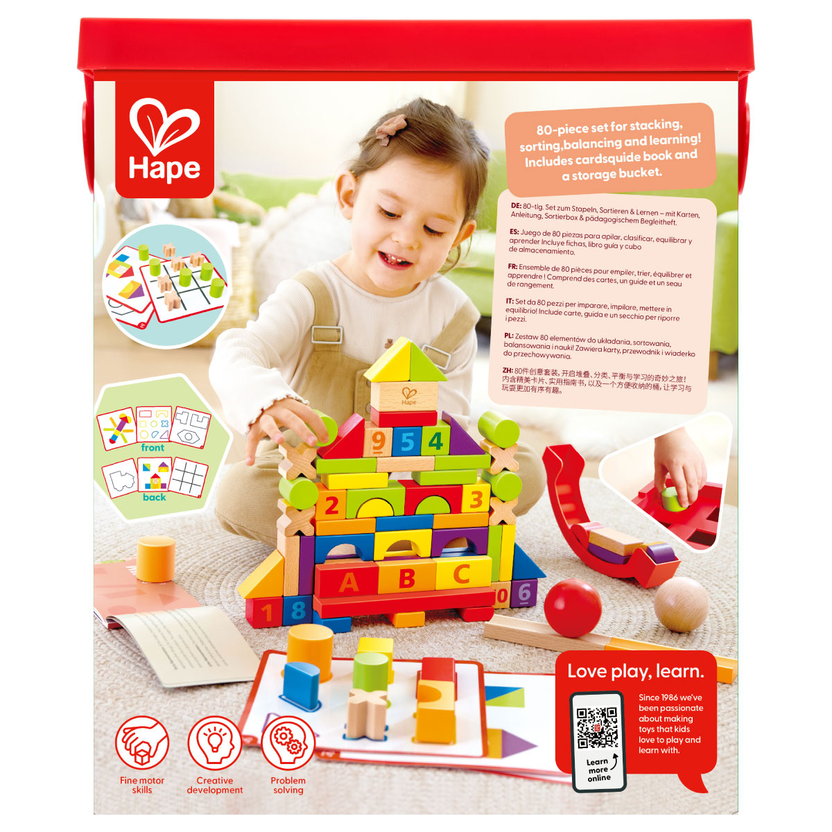 Hape Grow-with-Me Block Set