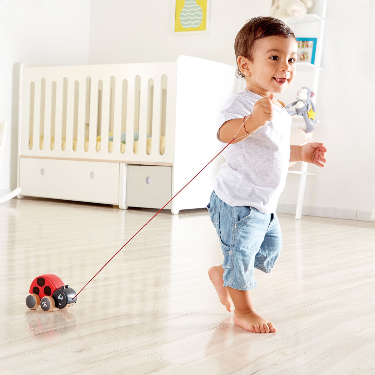 Hape Ladybug Pull Along Toy